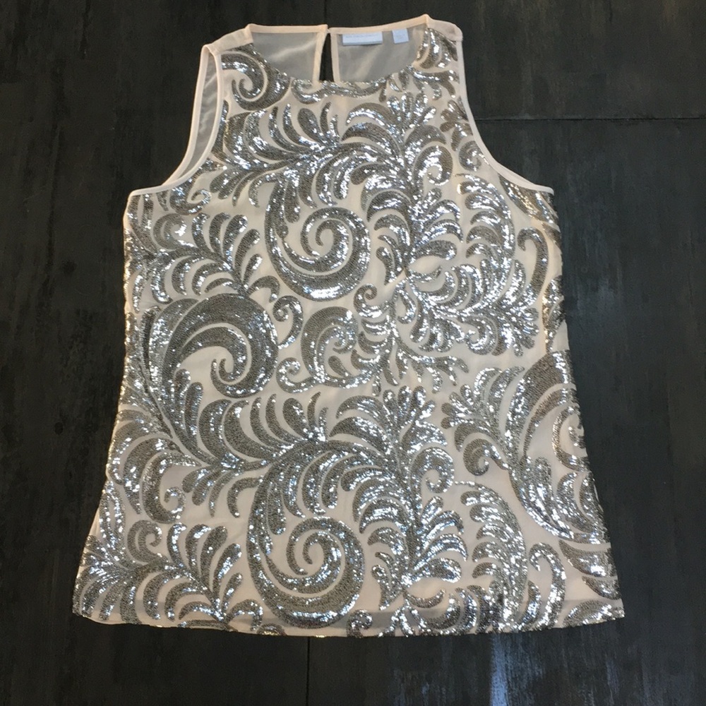 Pink Silver Tank